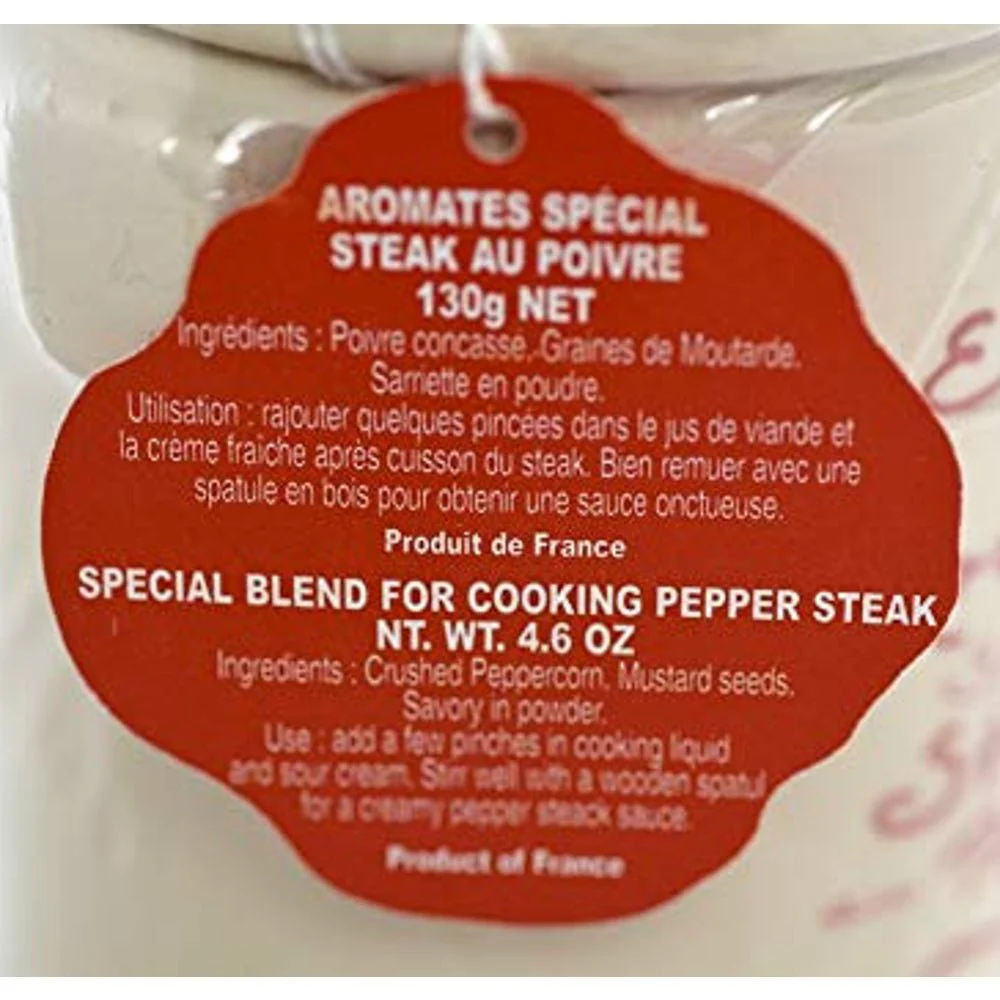 Anysetiers du Roy Herbs & Spices for Steak Au Poivre in Ceramic Pot - Image 2
