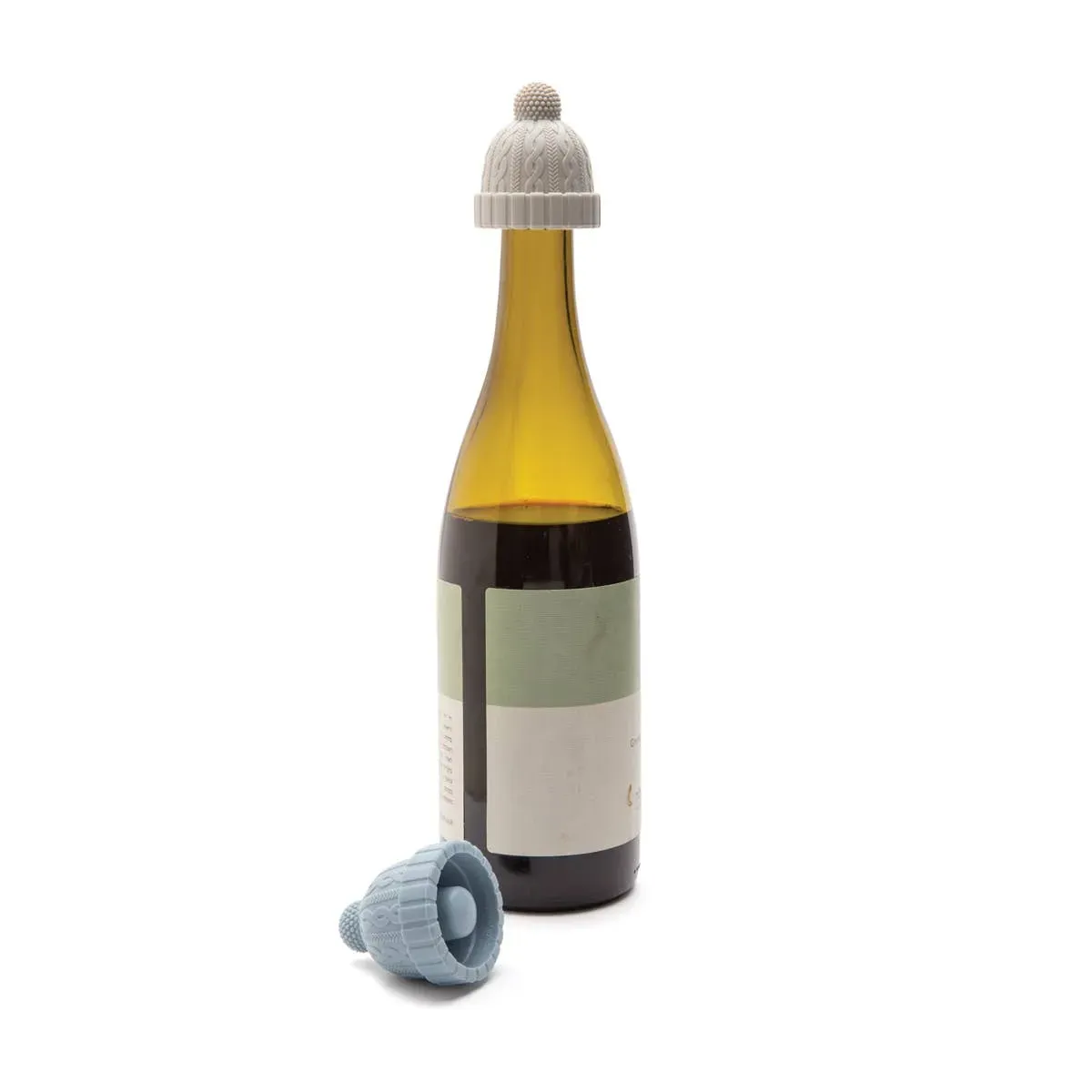 Blue & Grey Beanie - Pack of 2 | Bottle Stoppers - Image 5