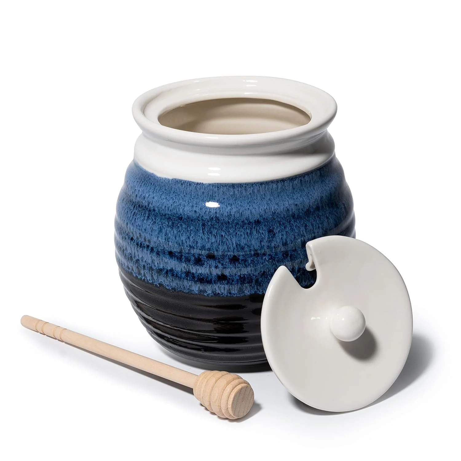 Ceramic Honey Pot - Image 2