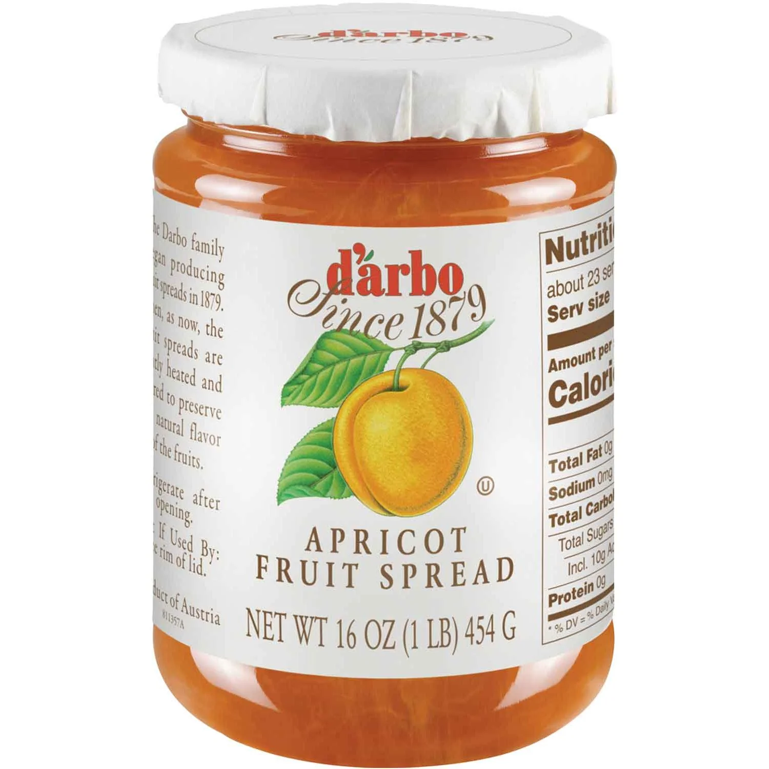 d'Arbo Apricot Fruit Spread