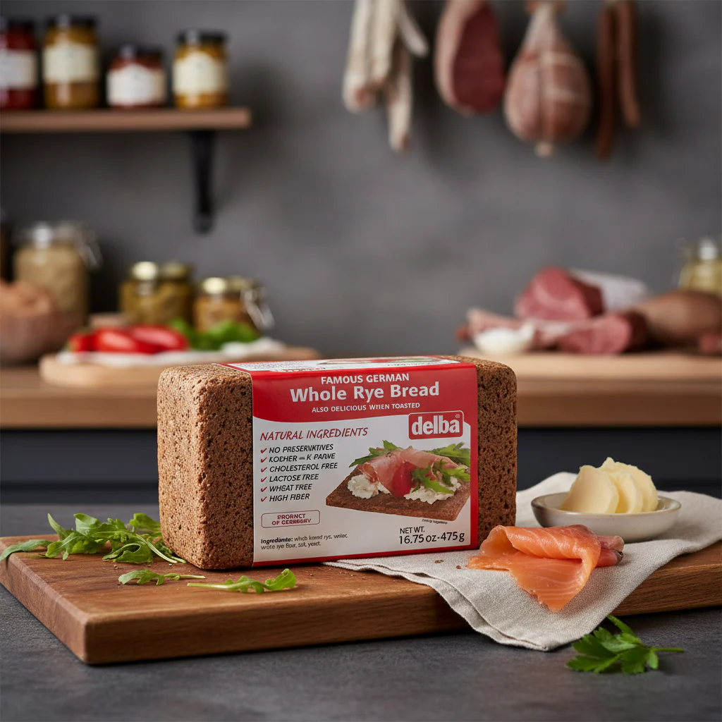 Delba German Whole Rye Bread