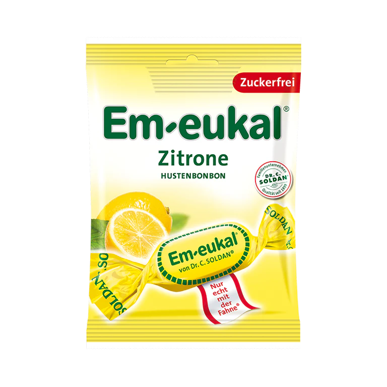 Dr. C. Soldan Em-eukal Lemon Sugar-Free Lozenges