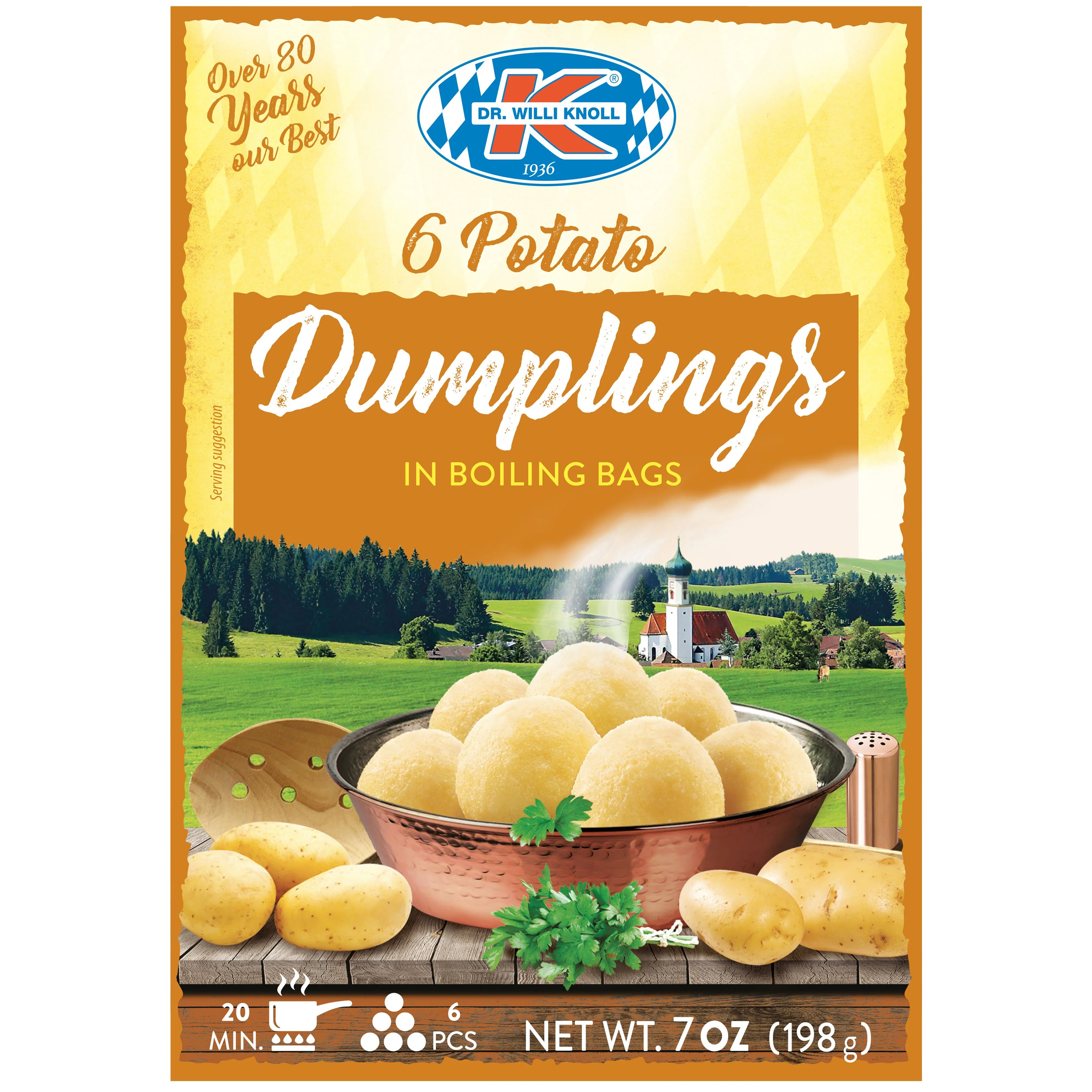 Dr. Knoll Potato Dumpling H&H in Bags 6'S - Image 2