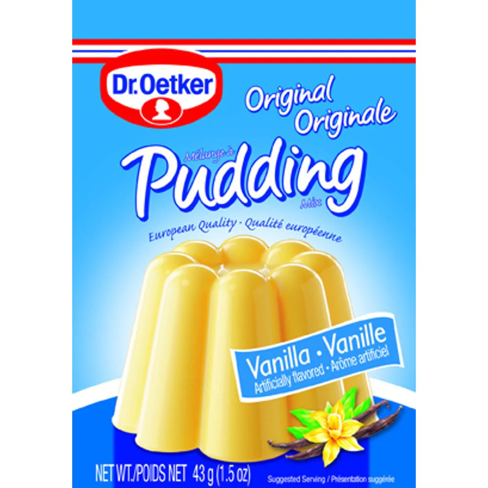 Dr. Oetker Original Vanilla Pudding, 3 Pouch Pack - Image 2