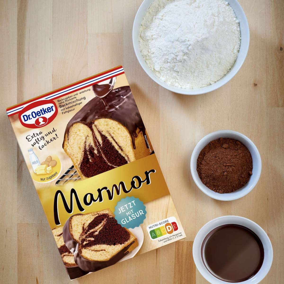 Dr. Oetker Marmor (Marble) Kuchen with Glaze - Image 3