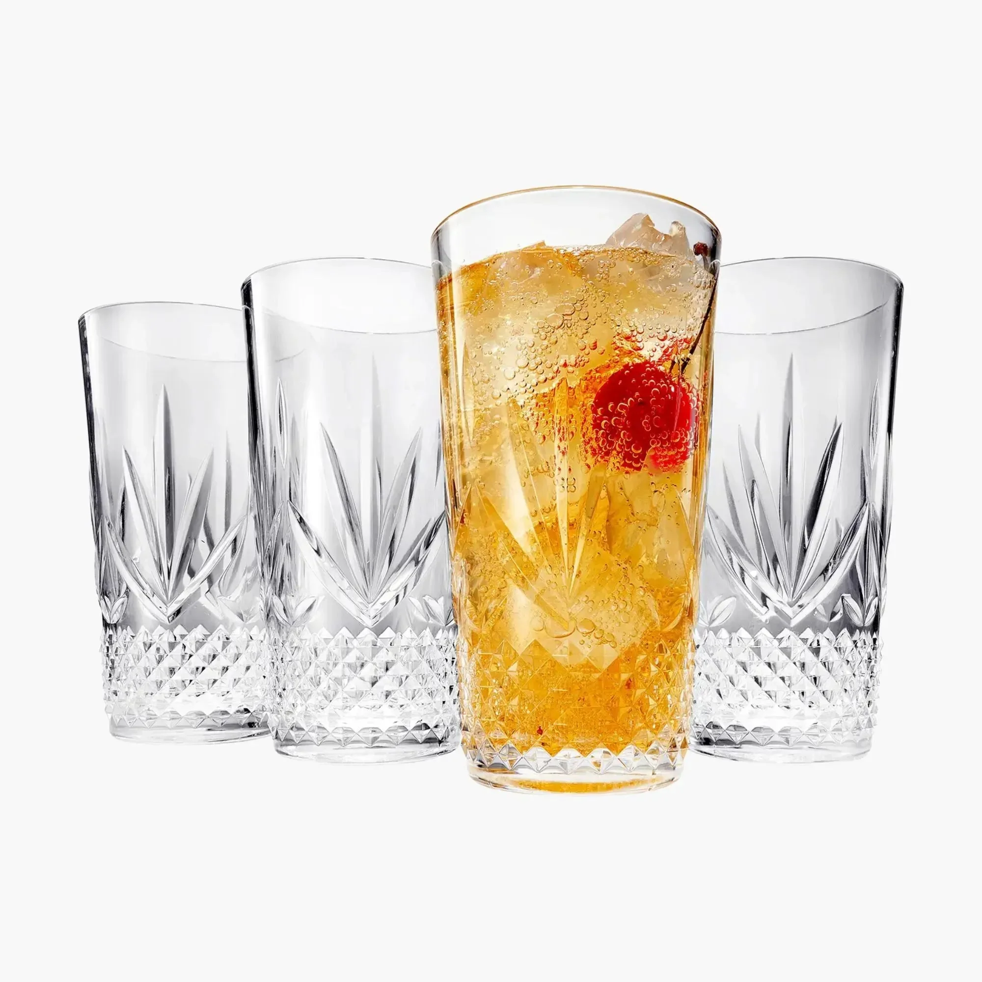 European Acrylic Unbreakable, Highball Glasses, Set of 4 - Image 2