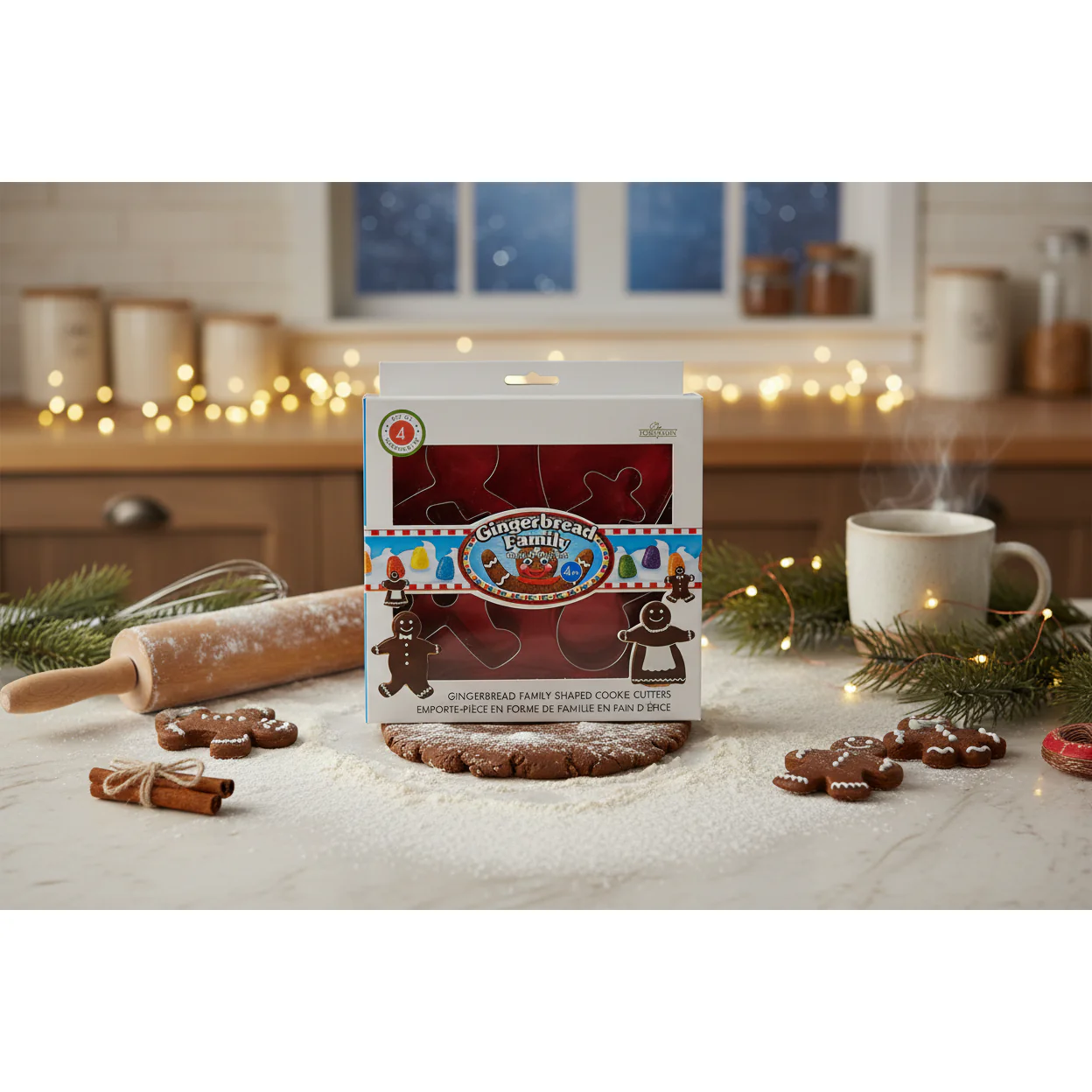Gingerbread Family Cookie Cutter Set, 4-Piece - Image 2