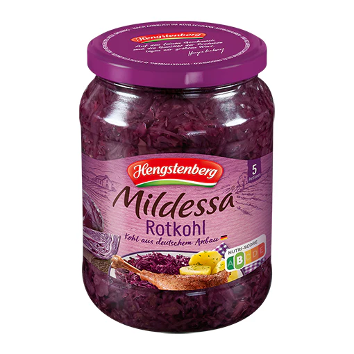Hengstenberg Mildessa Red Cabbage in Jar - Image 2