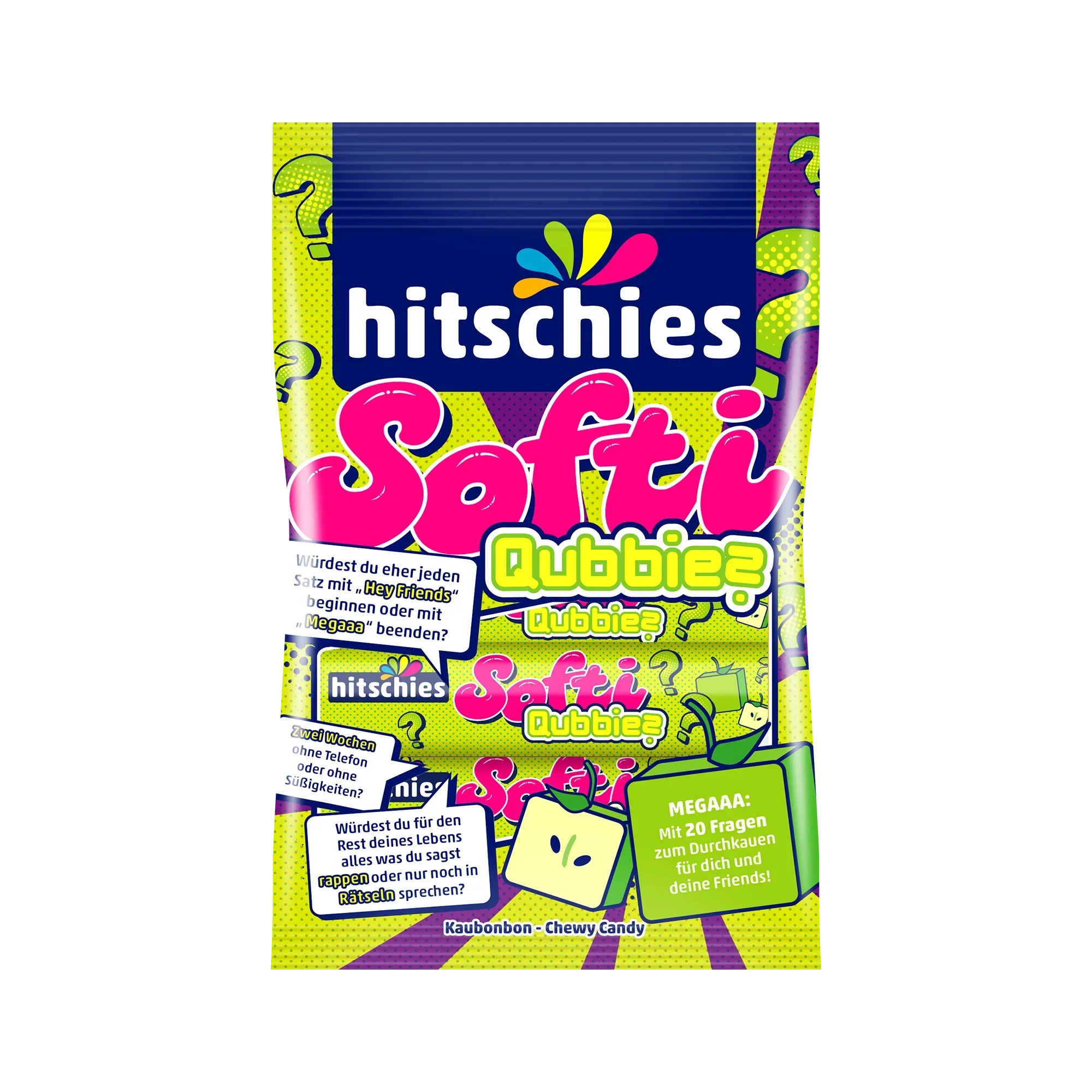 Hitschies Softi Qubbies Apple 80g - Image 2