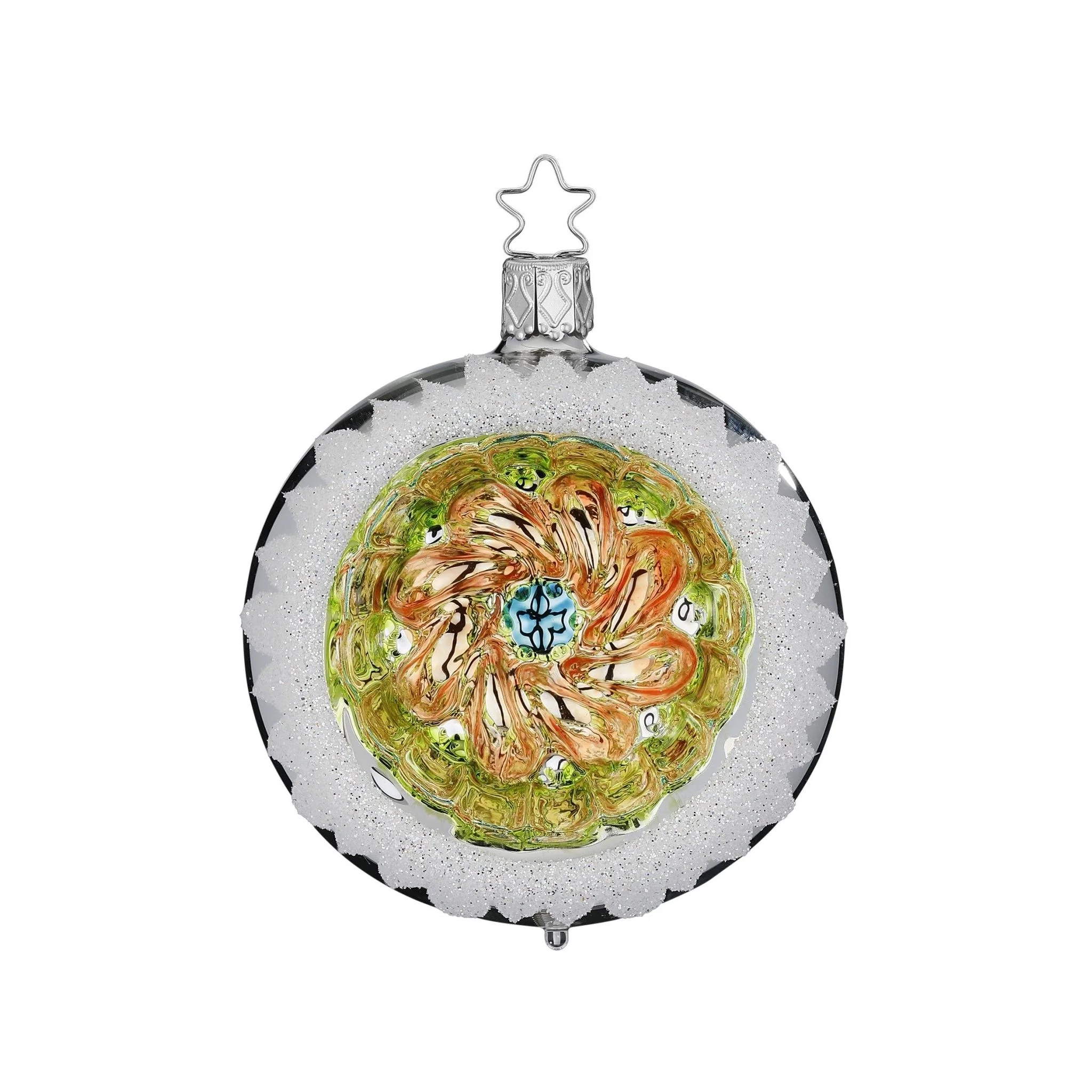 Inge Glass "Ornament Reflections" Ornament, Pink or Green - Image 2