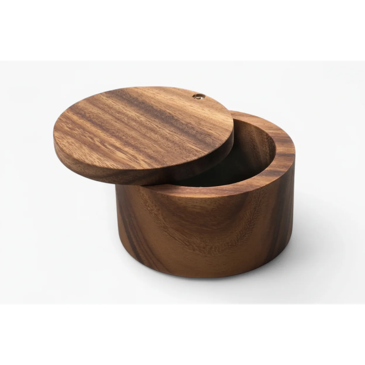 Ironwood Salt Cellar, Acacia Wood - Image 2