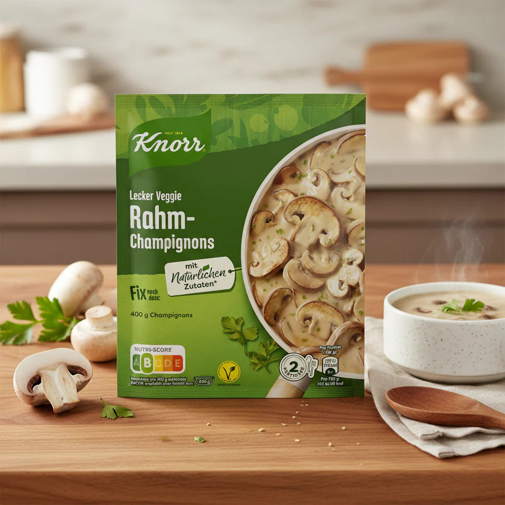 Knorr Rahm-Champignons (Lecker Veggie)