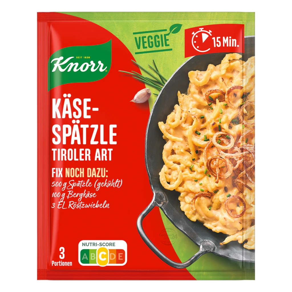 Knorr Spatzle Tiroler Art