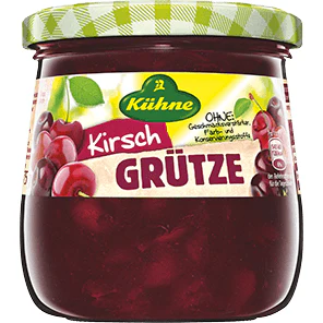 Kühne Cherry Compote, Grütze