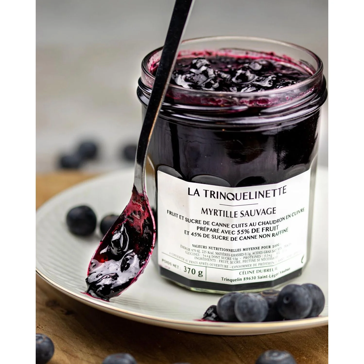 La Trinquelinette Blueberry Jam - Image 2
