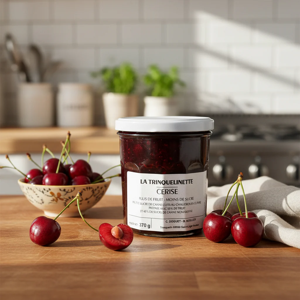 La Trinquelinette Cherry Jam