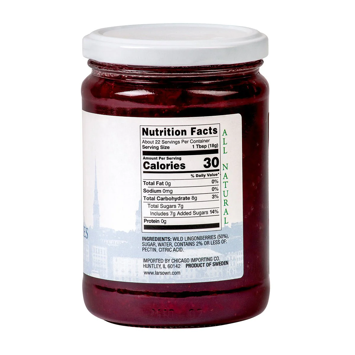 Lars Own Wild Swedish Lingonberries Jam - Image 2