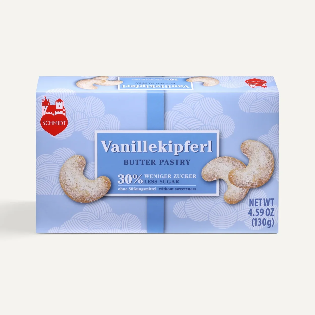 Lebkuchen Schmidt Nuremberg Vanilla Crescents with 30% Less Sugar