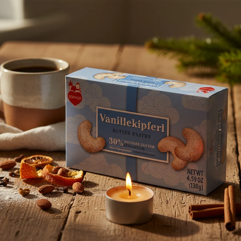 Lebkuchen Schmidt Nuremberg Vanilla Crescents with 30% Less Sugar - Image 3