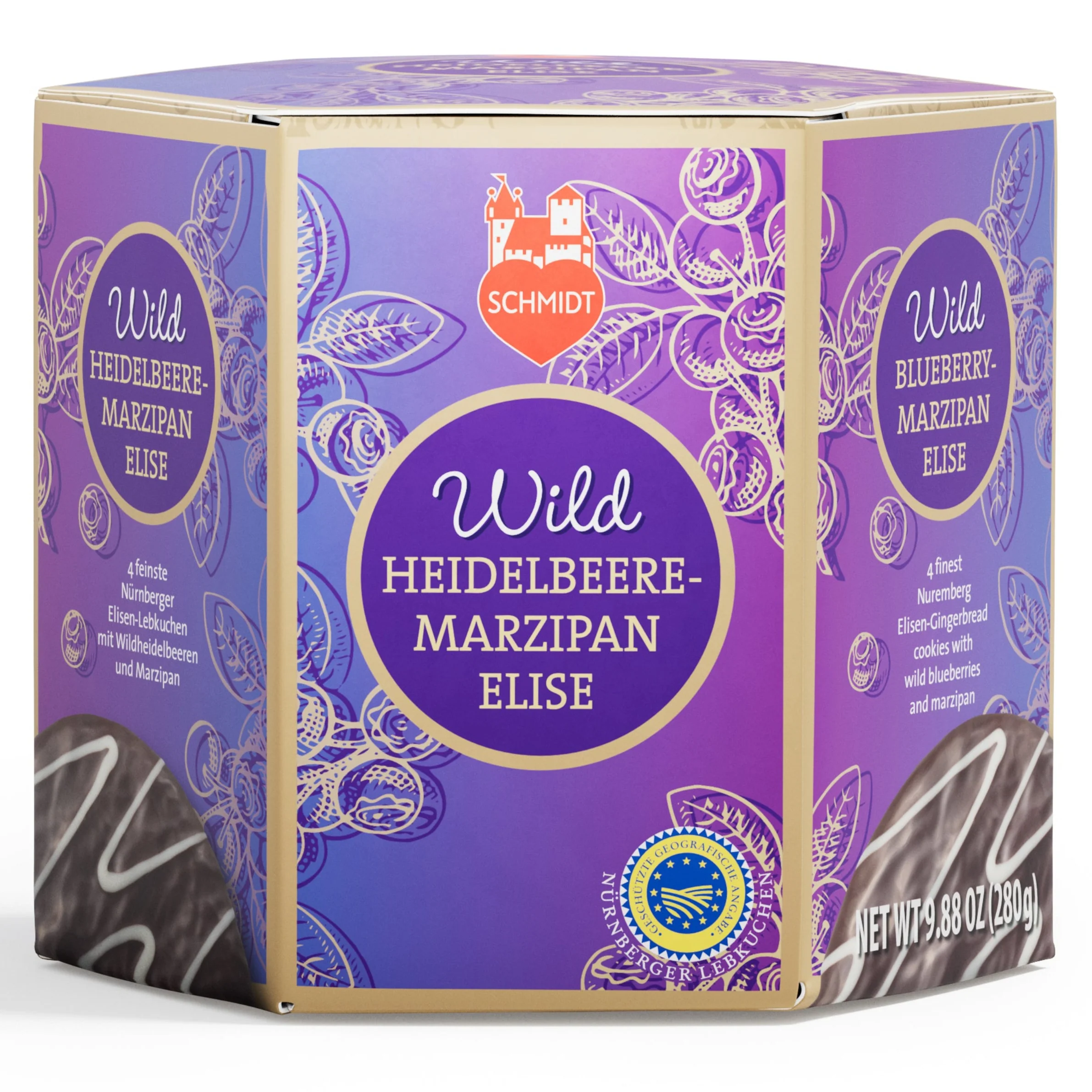 Lebkuchen Schmidt Wild Blueberry Marzipan Elisen 2025 "Lebkuchen of the Year" - Image 3