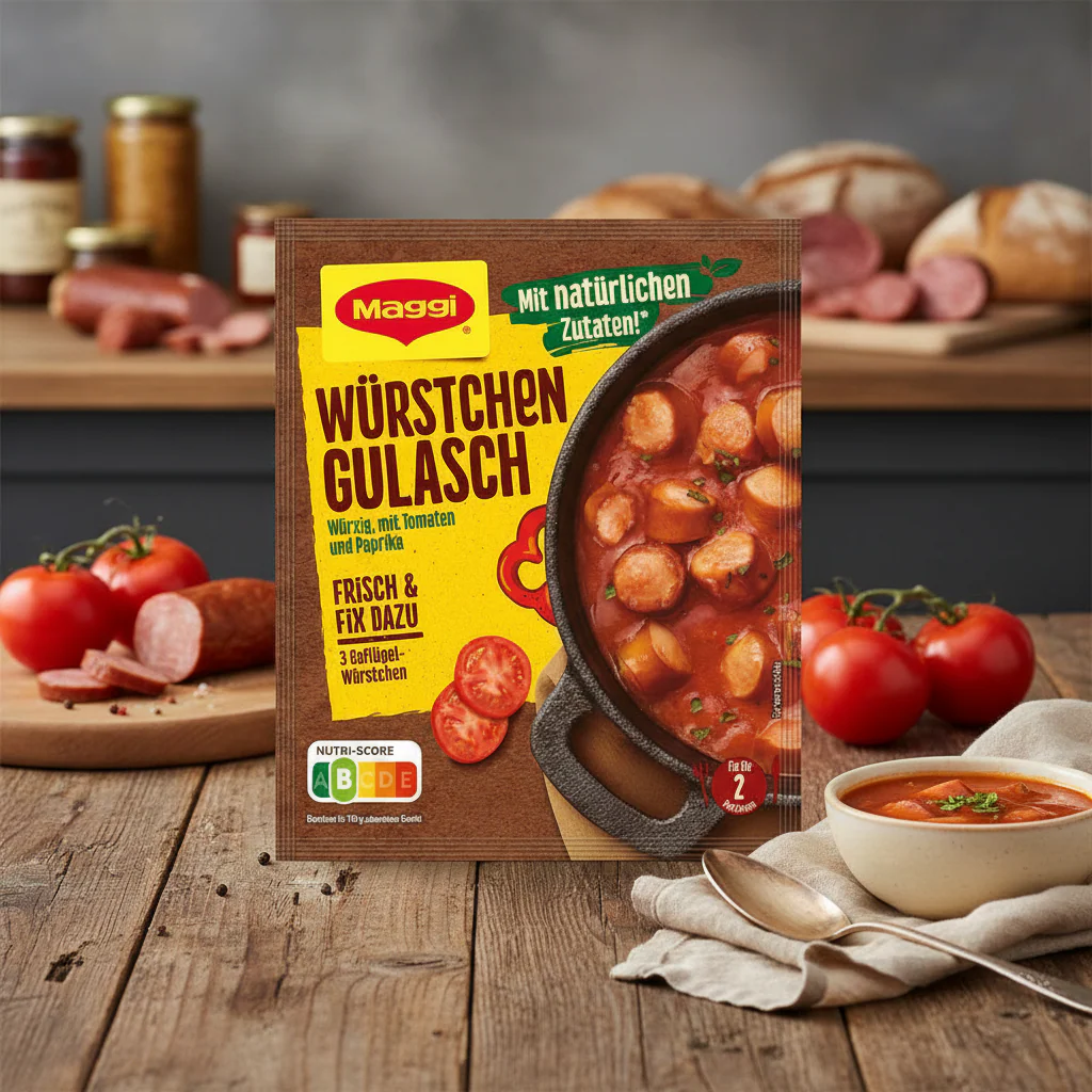 Maggi Wurstchen Gulasch