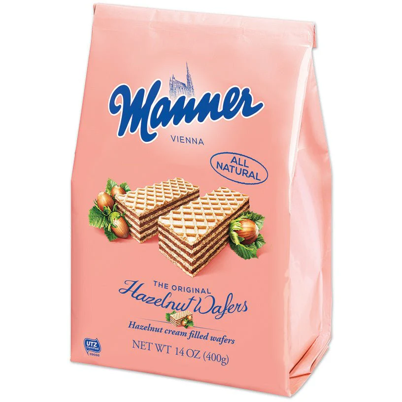 Manner Hazelnut Wafers 400g