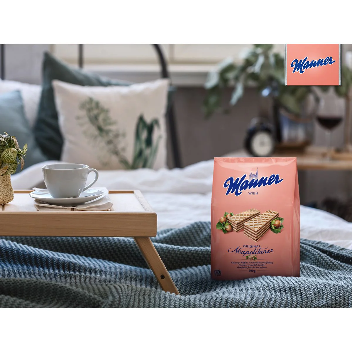 Manner Hazelnut Wafers 400g - Image 4