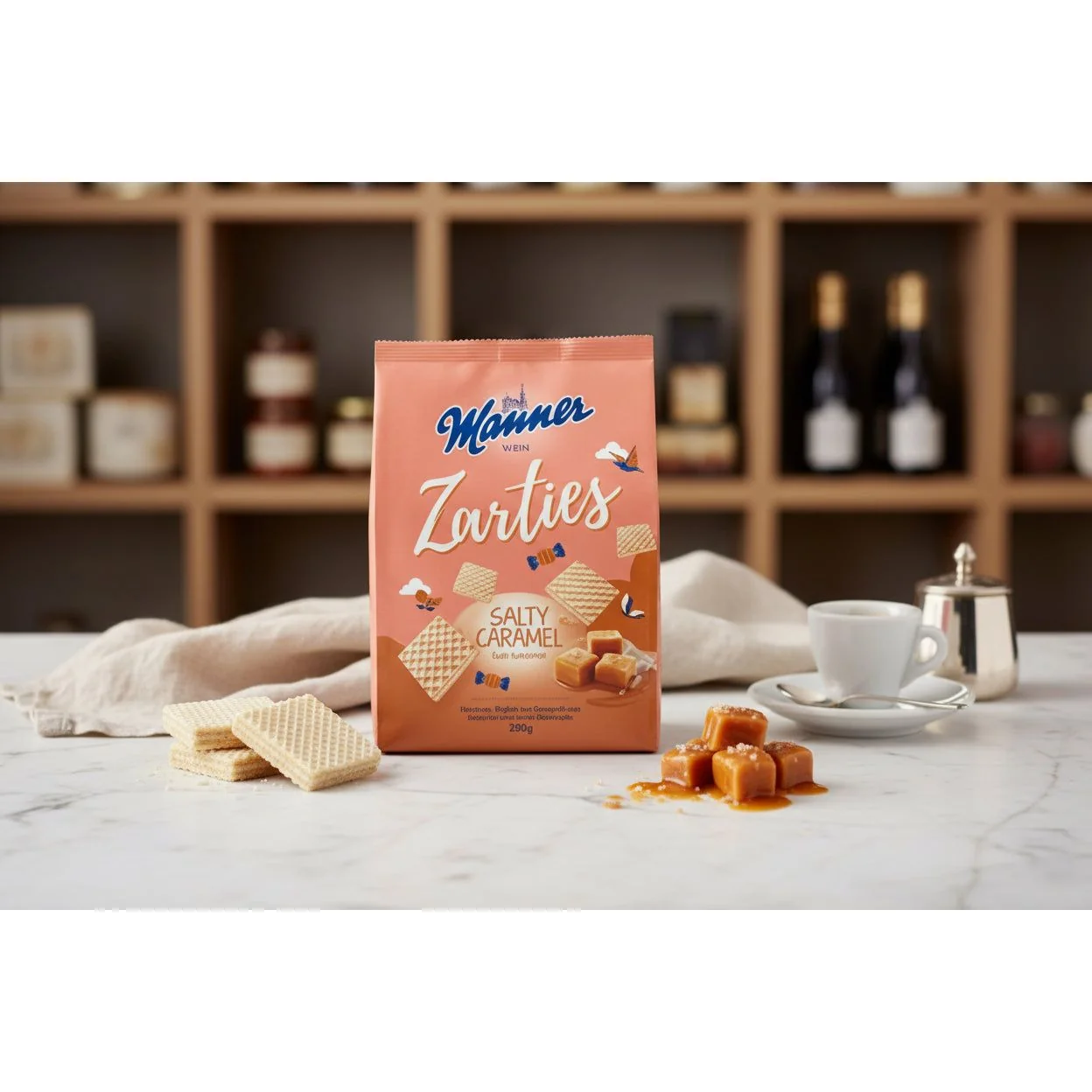 Manner Zarties Salty Karamel Wafers