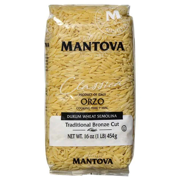 Mantova Bronze Die Pasta Orzo 1 LB - Image 2