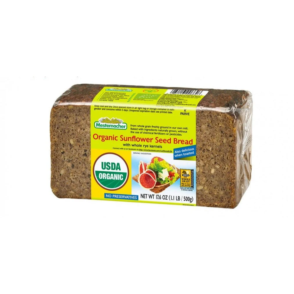 Mestemacher Organic Sunflower Seed Bread