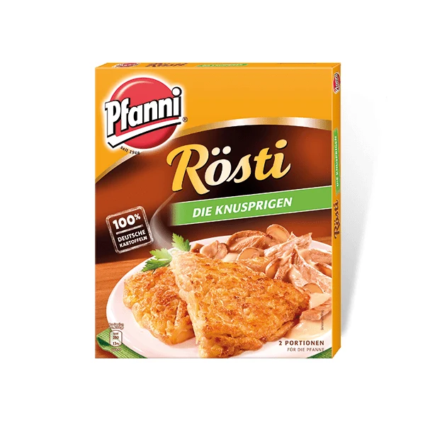 Pfanni Rösti Knusprigen (Crispy) Potatoes