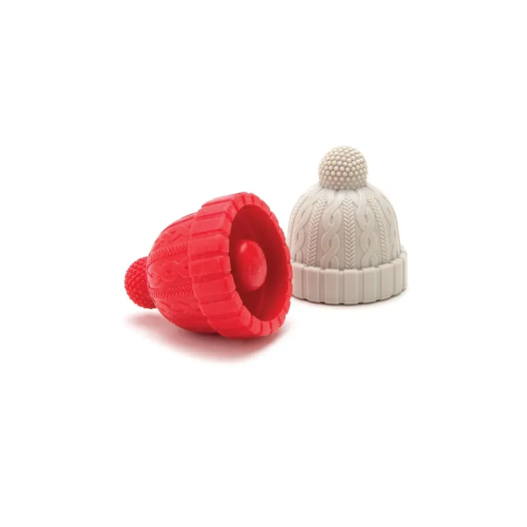 Red & Grey Beanie - Pack of 2 | Bottle Stoppers - Image 3