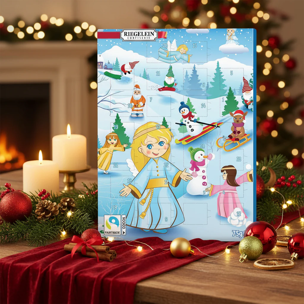 Riegelein Advent Calendar Choose Angel or Christmas Market - Image 2