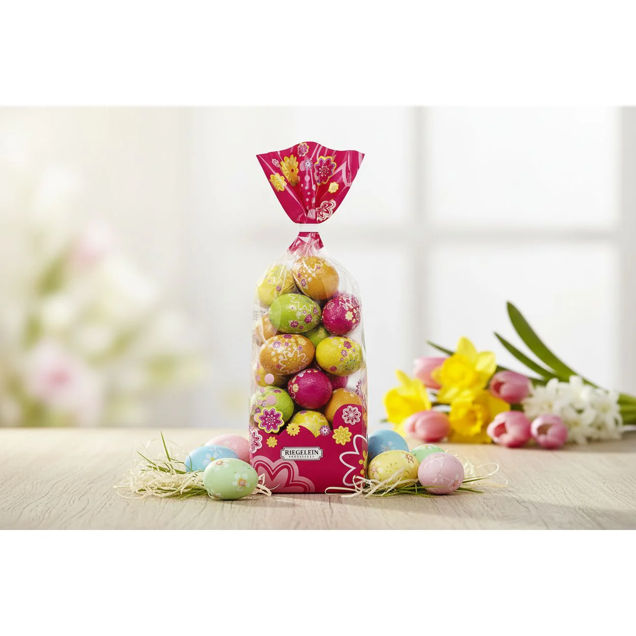 Riegelein Chocolate Easter Eggs in Confectionary Bag - Image 3