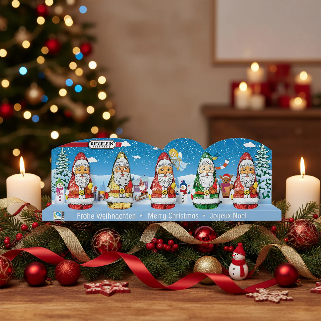 Riegelein Milk Chocolate Figures Choose from Santa or Angels