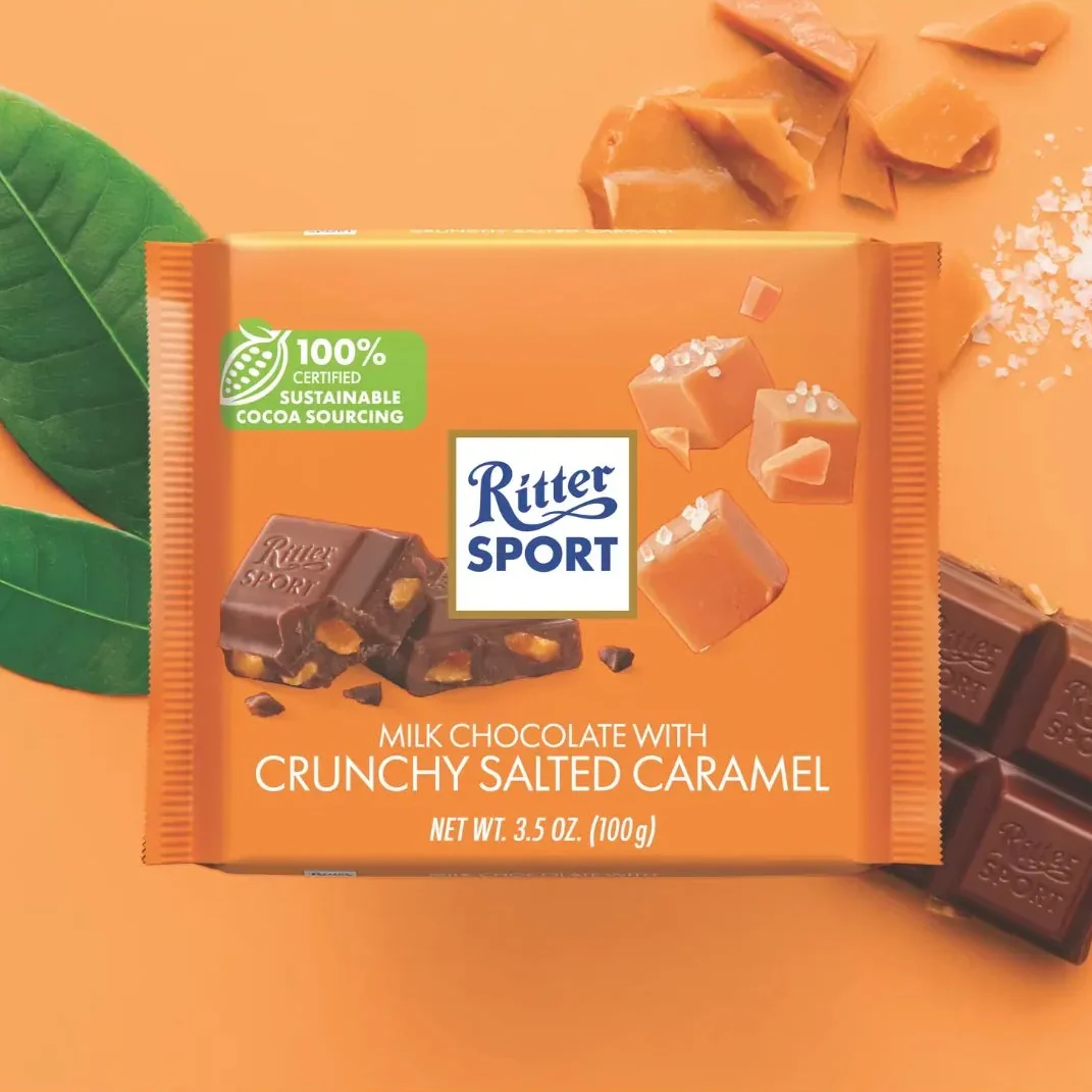 Ritter Sport Chocolate Bar with Crunchy Salted Caramel