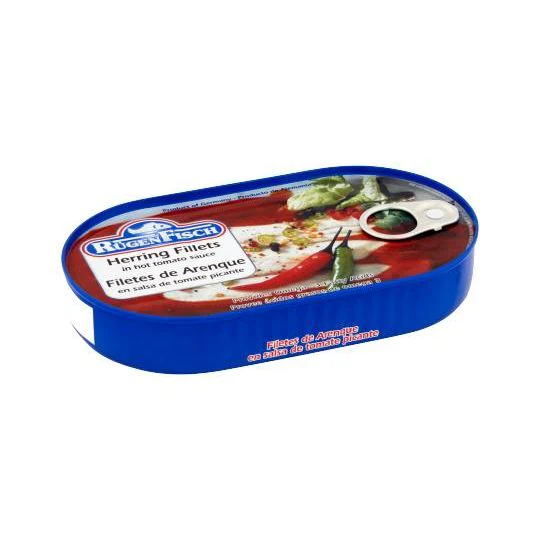 Rugenfisch Herring in Hot Tomato Sauce - Image 2