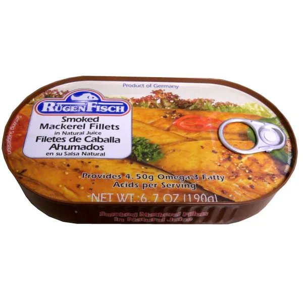 RugenFisch Smoked Mackerel In Natural Juice - Image 2
