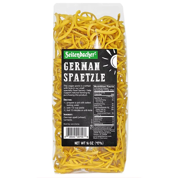 Seitenbacher German Vegan Spaetzle 454g - Image 2