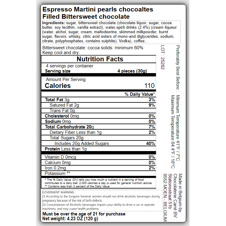 Carré Espresso Martini Pearls - Image 3