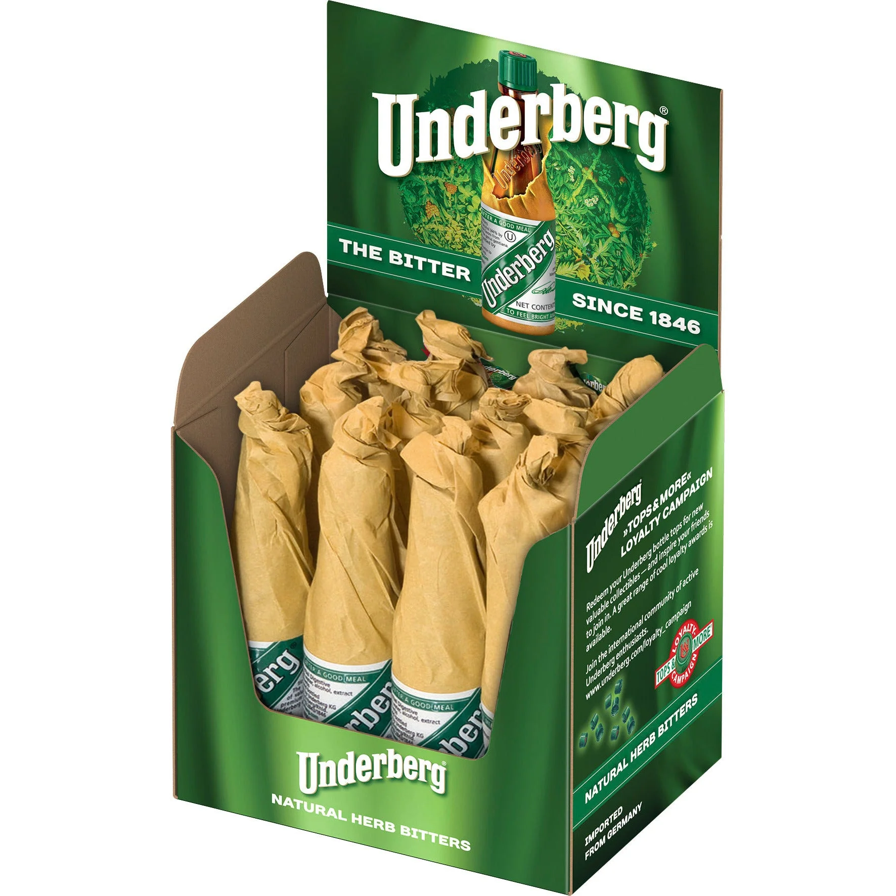 Underberg Herbal Bitters, 12 Bottle Pack, 3 Bottle Pack, Single Bottle - Image 2