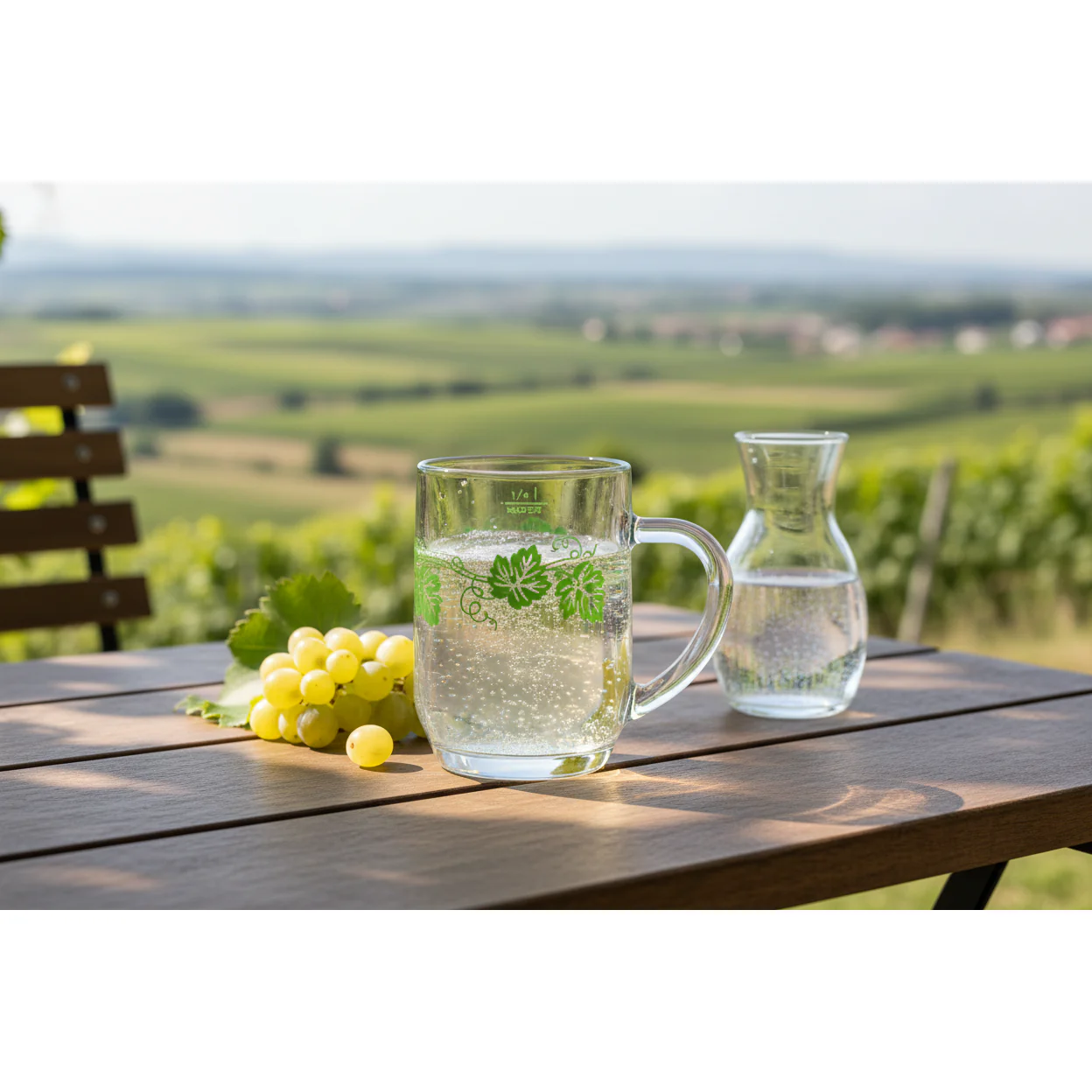 Austrian Wine Spritzer Glass (¼ Liter) – Traditional “Mäßer” Mug