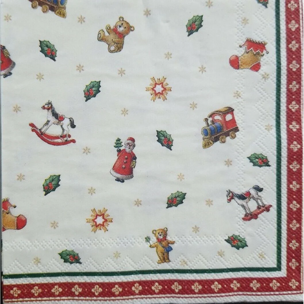 Villeroy & Boch Cocktail Napkin - Scattered Toys - Image 2